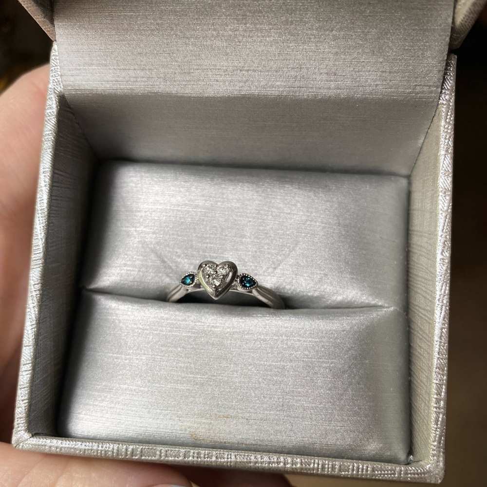 Zales heart ring